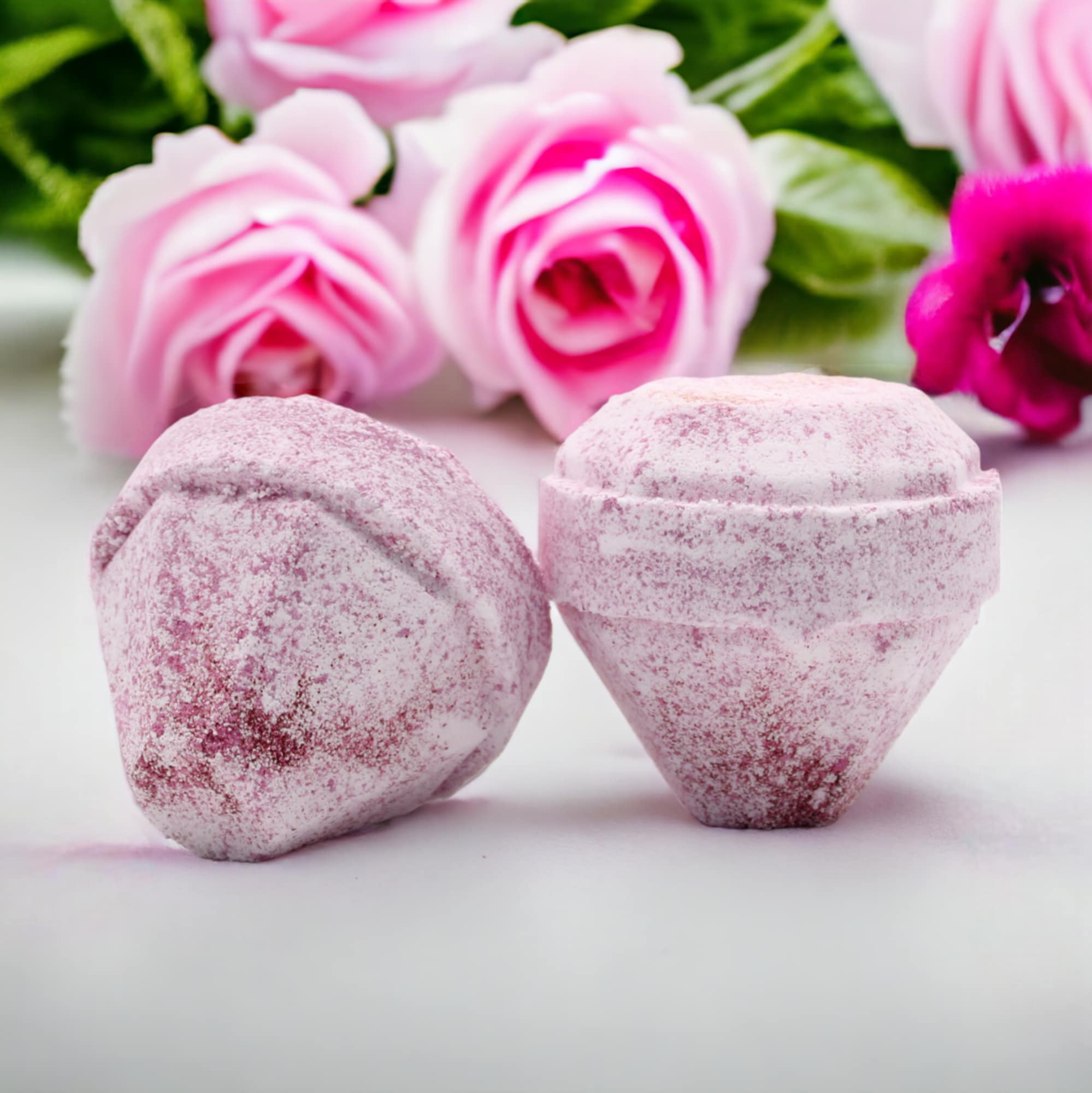 Bombe de bain Gemstone - Blanc et violet