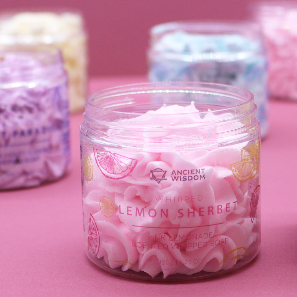 Savon chantilly limonade rose