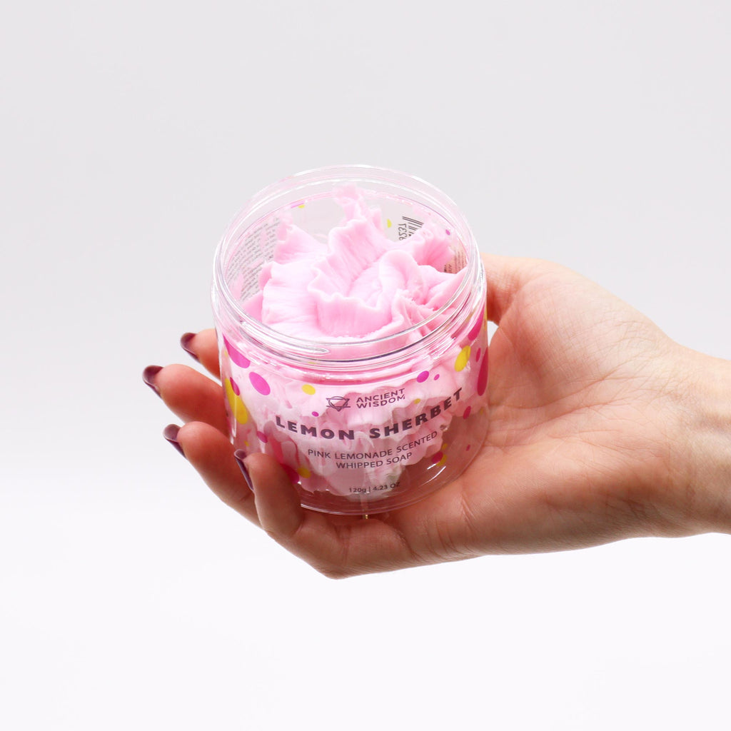 Savon chantilly limonade rose
