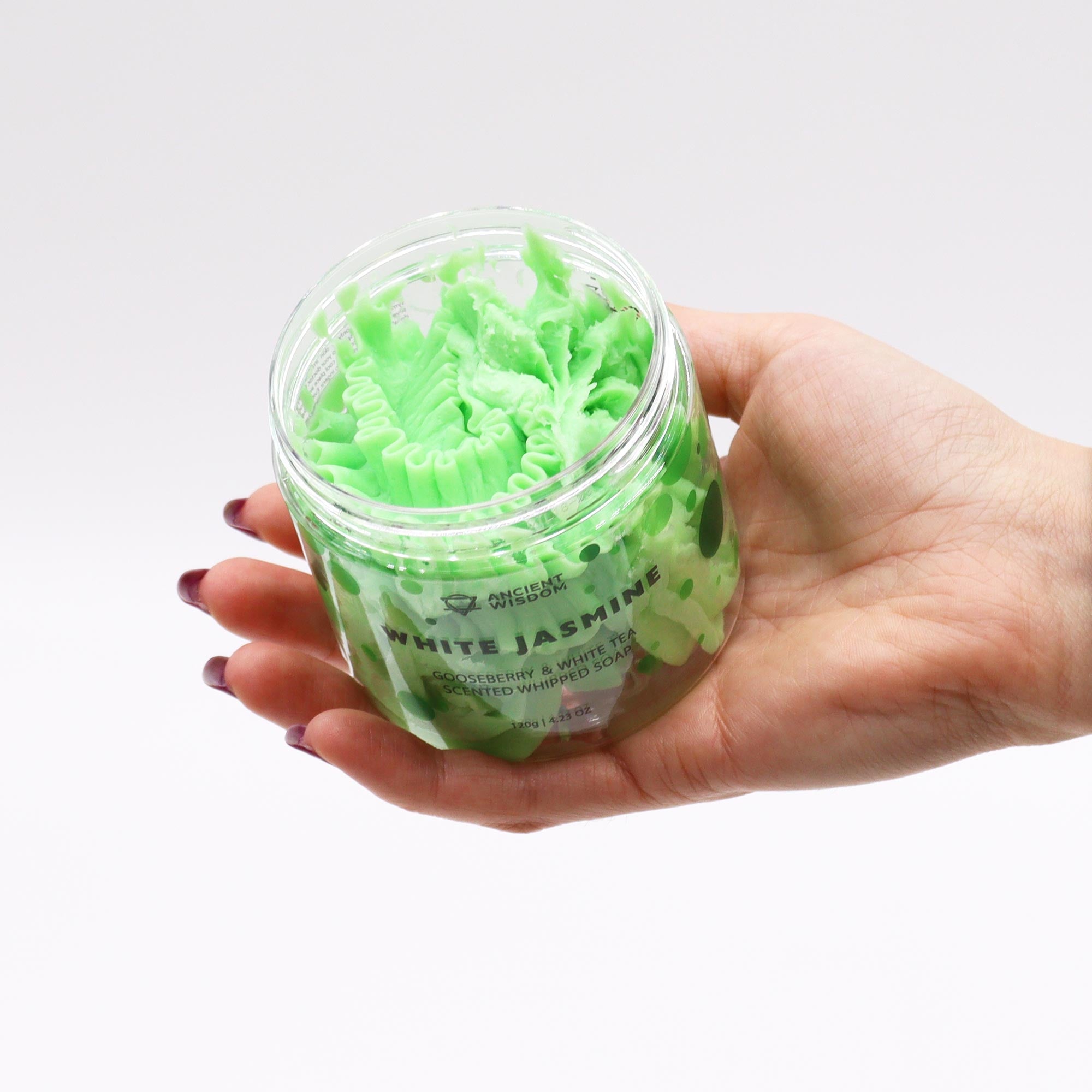 Savon à la crème fouettée antioxydant à la groseille à maquereau et thé blanc 120g