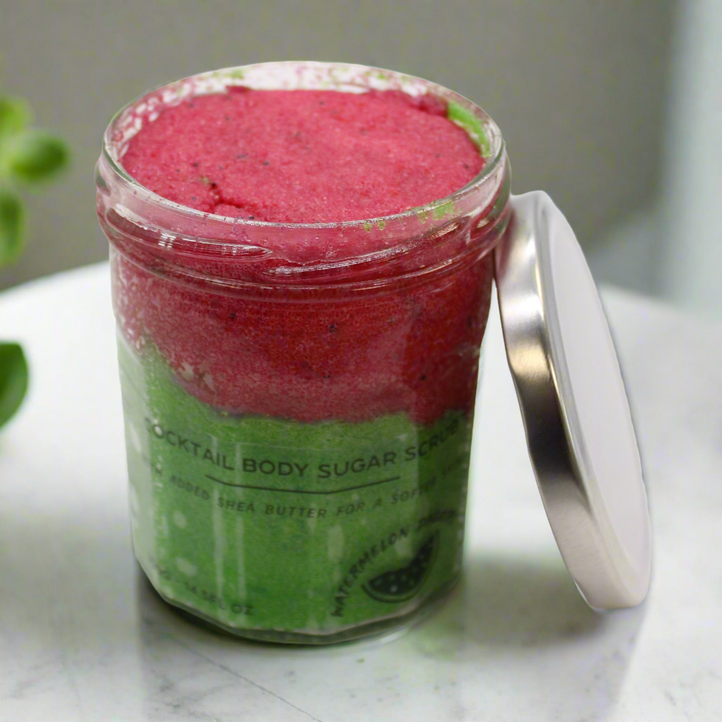 Gommage corporel au sucre parfumé - Pastèque Daquiri 300g