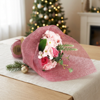 Bouquet Rose Tendresse · Fleurs de savon pour le bain