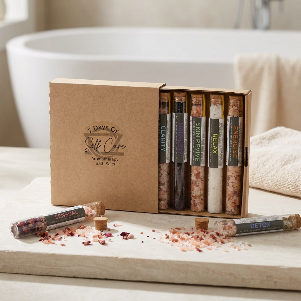 Coffret Instants pour Soi · 7 sels de bain