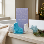 Coffret Féerie d’Hiver – 4 bombes de bain patins & flocons