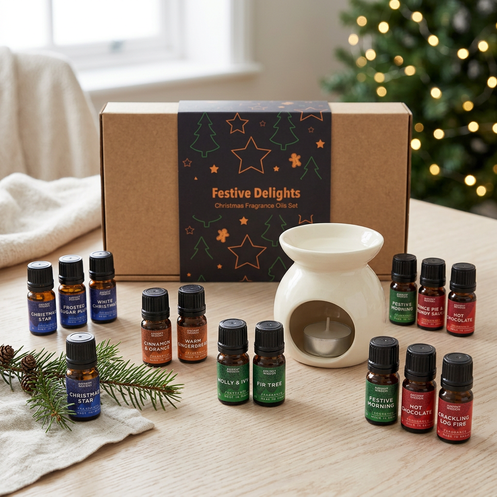 Coffret Délices de Noël · 12 huiles parfumées