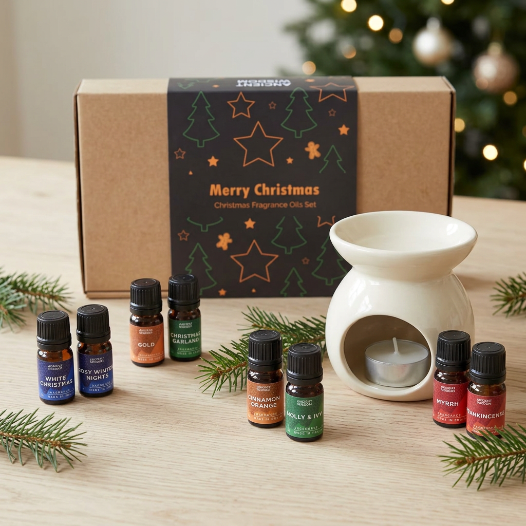 Coffret Magie de Noël · 12 huiles parfumées