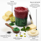 gommage exfoliant pour le corps à la pastèque, nourrit protège la peau. Exfoliant doux et naturel