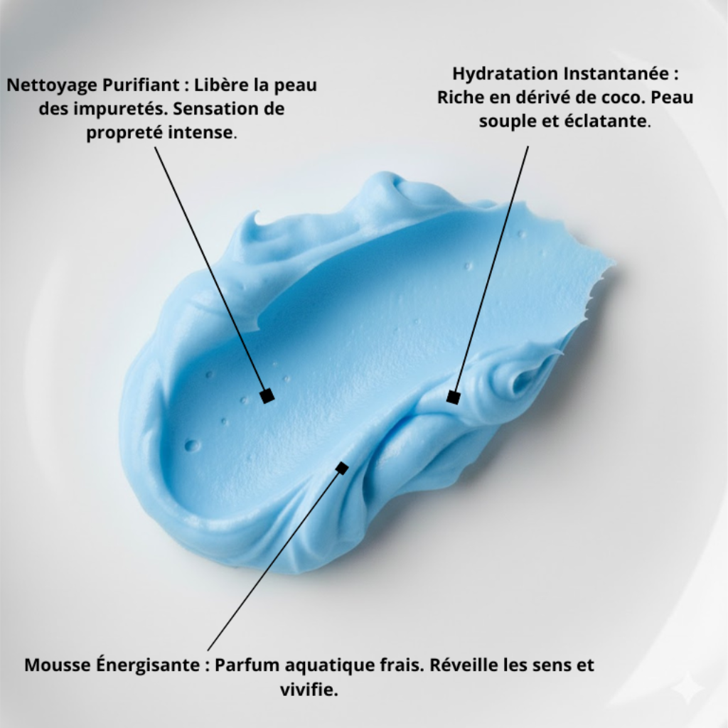 savon chantilly nourrissant à la guimauve, hydrate élimine les impuretés