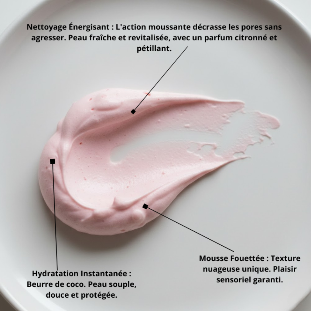 savon chantilly énergisant, hydratant au beurre de coco